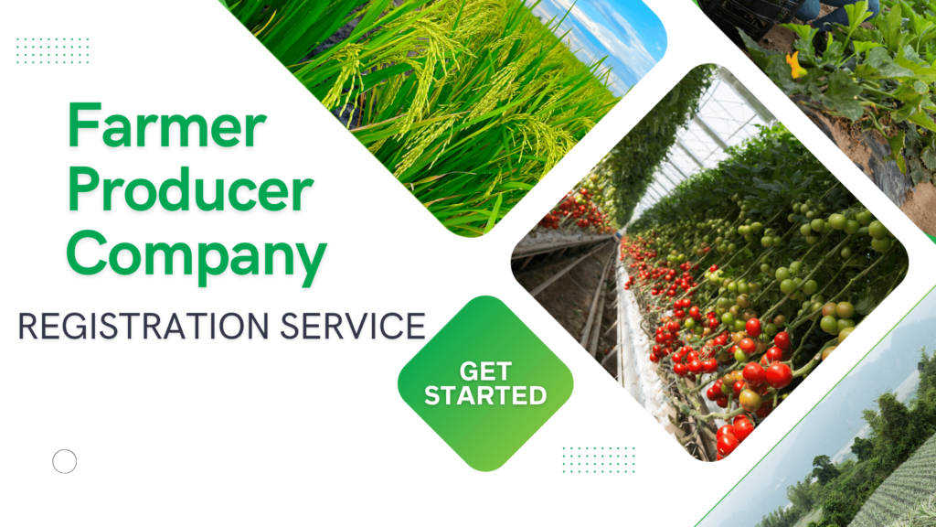 Farmer Producer Company Registration in India by Quick CA Services